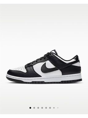 Nike womens Dunk Low - Black/White